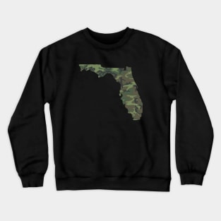 Camo Design Florida Crewneck Sweatshirt